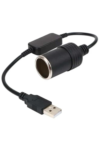 Powermaster USB 2.0 5 VOLT - 2 AMPER TO 12 VOLT - 0.8 AMPER ÇAKMAK FİŞİ DİŞİ ÇEVİRİCİ - Resim 8