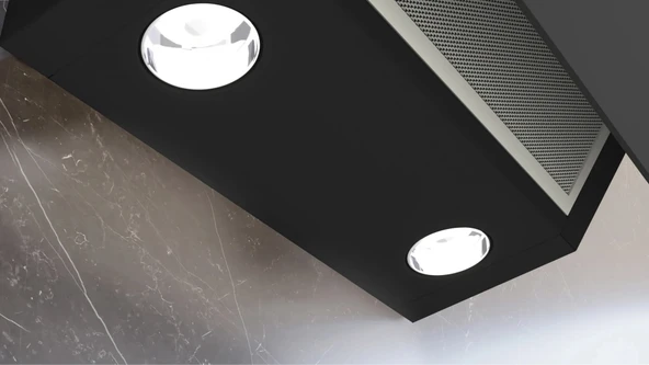 Siemens LC64KPJ70T iQ100, Duvar tipi davlumbaz, eğimli cam tasarım, 60 cm, antrasit gri - Resim 3