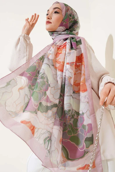 Alice Desen Lina Şal Pudra ürün görseli 1