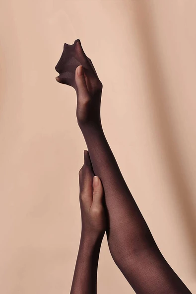 Penti 20 Den Cream Külotlu Çorap 500 Siyah - Resim 2