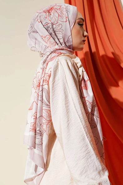 Antik Çiçekli Soft Şal Taş - Resim 3