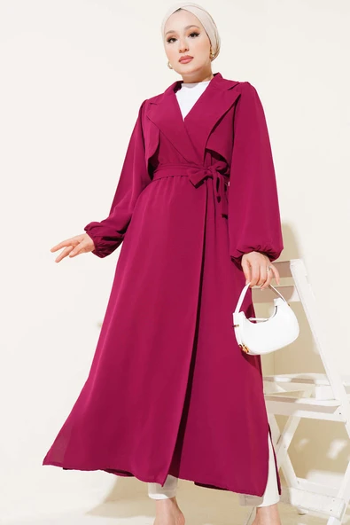 Kuşaklı Yazlık Kap Mürdüm ürün görseli 1