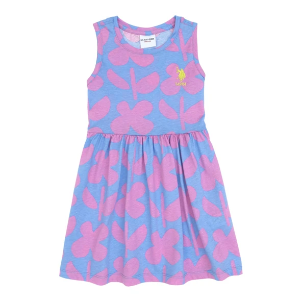 U.S. Polo Assn. Kız Çocuk Örme Elbise ürün görseli 1