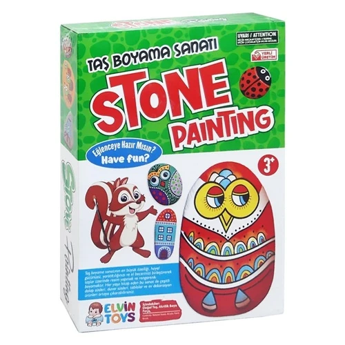 Elvin Toys Taş Boyama Seti ürün görseli 1