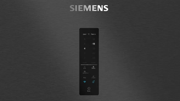Siemens KG86PAXB0N IQ700 YENİ ECO COOL XXL ALTTAN DONDURUCULU BUZDOLABI - 3