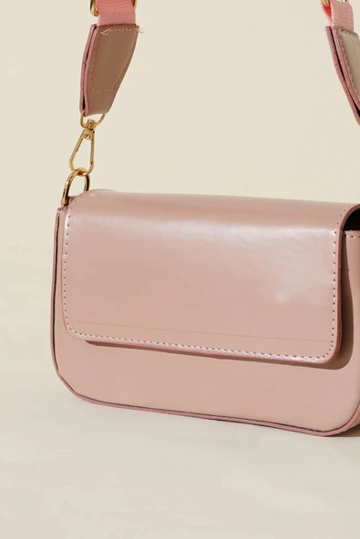 Tek Gözlü Mıknatıslı Kol Çantası Pudra - Resim 3
