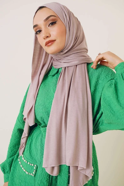 Basic Penye Şal Vizon ürün görseli 1