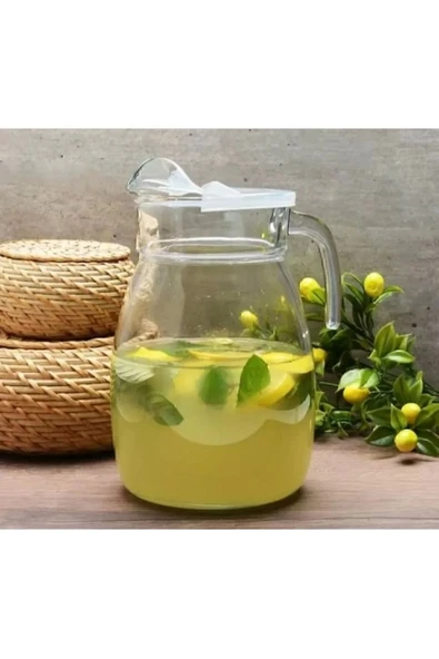 Paşabahçe 43864 Sürahi Karaf Niagara Şeffaf Kapak - Resim 2