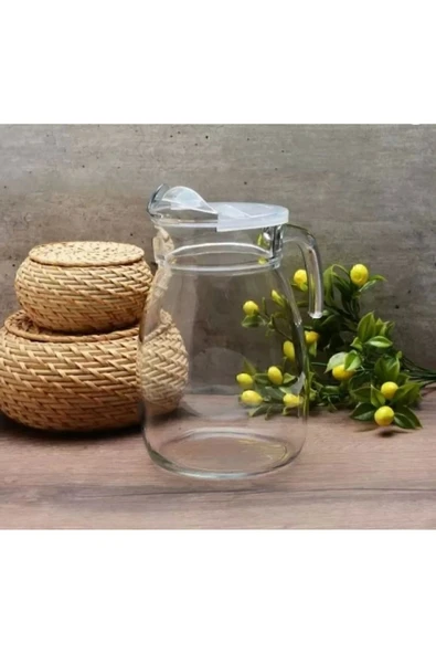 Paşabahçe 43864 Sürahi Karaf Niagara Şeffaf Kapak - Resim 3