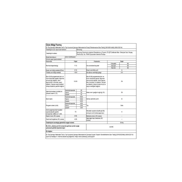 Samsung Bespoke AI™ 11 Kg Çamaşır Makinesi - 3
