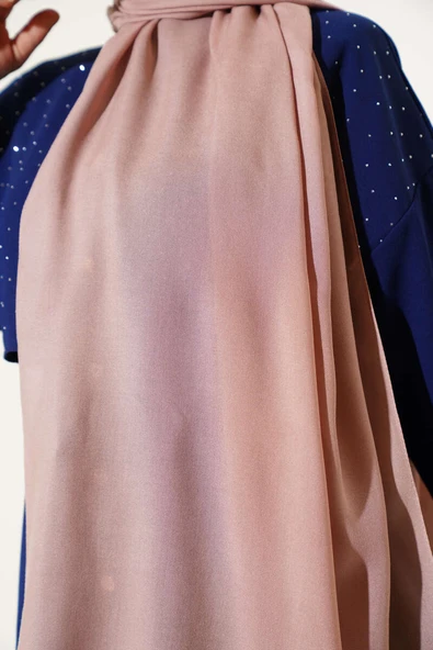 Rami Naturel Şal Sütlü Kahve -93 - Resim 4