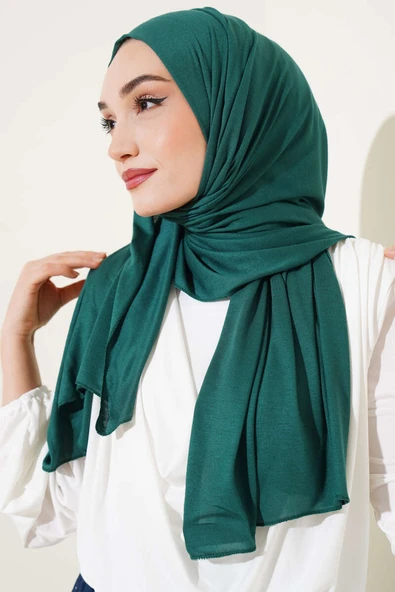 Basic Penye Şal Zümrüt - Resim 2