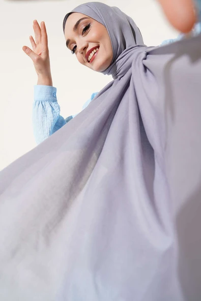 Rami Naturel Şal Gri -29 ürün görseli 1