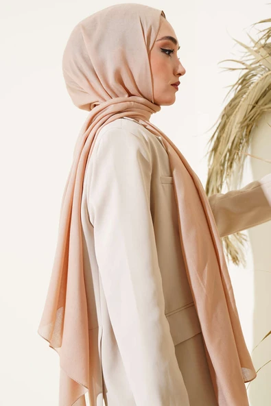 Rami Naturel Şal Latte -158 - Resim 3