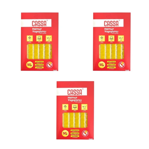 Cassa Tack-It Hamur Yapıştırıcı 50 gr Sarı (066) 3 Adet ürün görseli