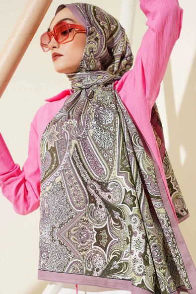 Anatolia Desen Soft Şal Lila ürün görseli 1