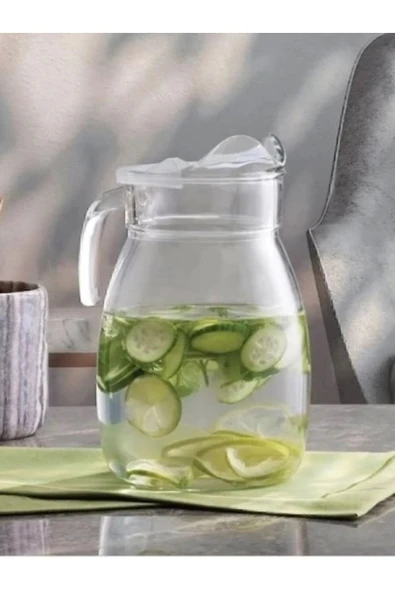 Paşabahçe 43864 Sürahi Karaf Niagara Şeffaf Kapak ürün görseli 1