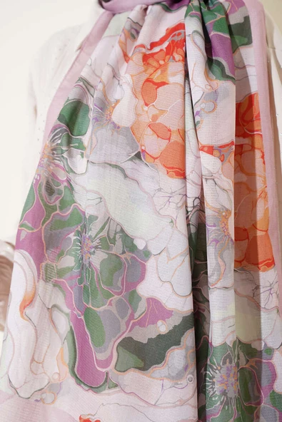 Alice Desen Lina Şal Pudra - Resim 4