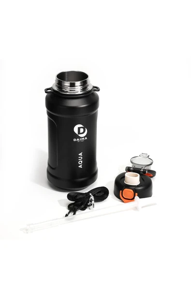 Daima Aqua Termos Siyah 1000 Ml - Resim 7