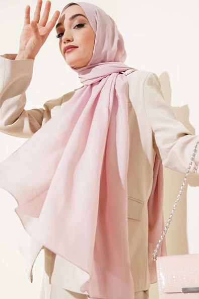 Rami Naturel Şal Pudra -02 ürün görseli 1