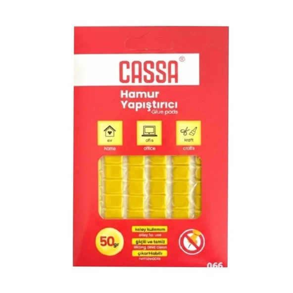 Cassa Tack-It Hamur Yapıştırıcı 50 gr Sarı (066) 1 Adet ürün görseli