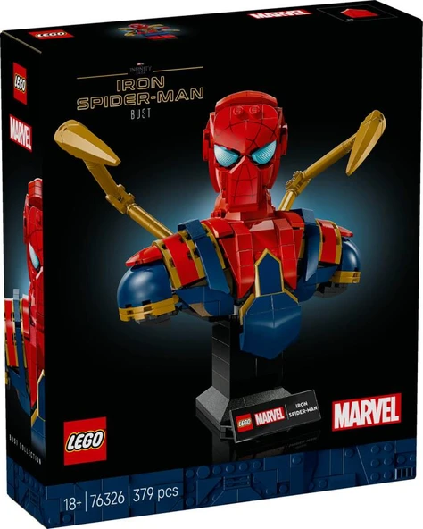 LEGO Super Heroes 76326 Iron Spider-Man Bust ürün görseli 1