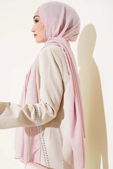 Rami Naturel Şal Pudra -02 - Resim 3