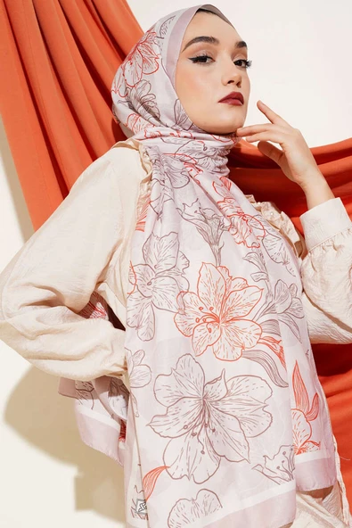 Antik Çiçekli Soft Şal Taş - Resim 2