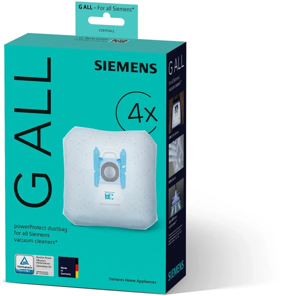 Siemens VZ41FGALL Elektrikli Süpürge Toz Torbası ( G Tip) ürün görseli