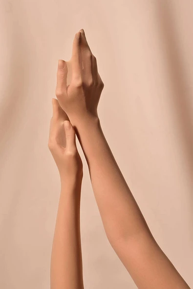 Penti 20 Den Cream Külotlu Çorap 57 Naturel Ten - Resim 2