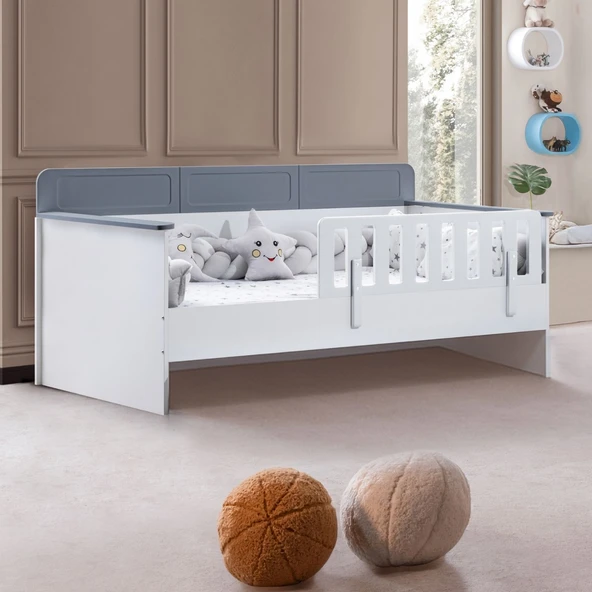 Karyola, Mira Montessori Karyola - Antrasit + 1 Adet Comfort Yatak - Resim 2