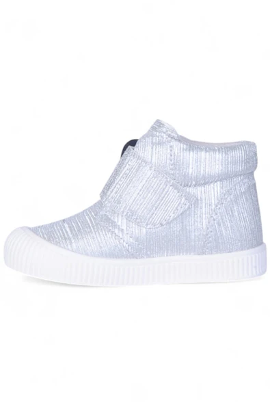 Herbebe 011 Simli Gümüş Kız Çocuk Bot - Resim 3