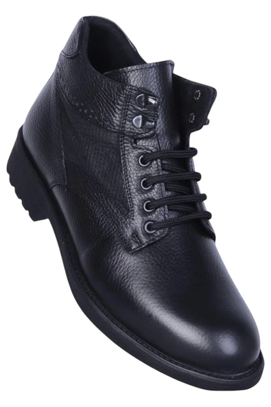 Crısso B482 Siyah Kauçuk %100 Deri Erkek Bot Ayakkabı ürün görseli 1