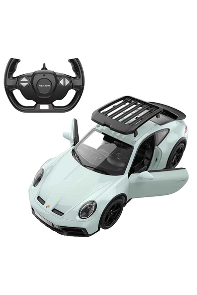 1:14 Porsche 911 Dakar Standard Version Uzaktan Kumandalı Araba – 2.4 GHz, Full Fonksiyon, Kapıları Açılır, Tavan Rafı Çıkarılabilir - Resim 7