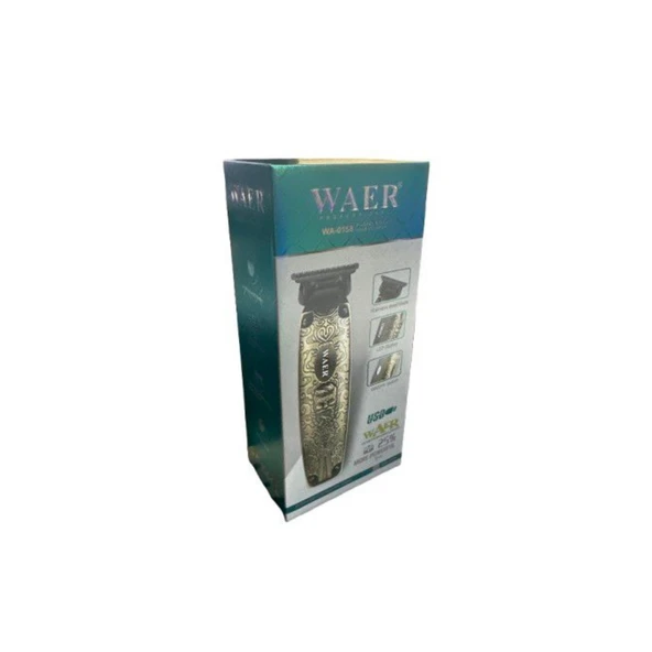 WA-0158 Profesyonel Şarjlı Saç,Sakal,Ense,Vücut Traş Kesme Makinesi / Ergonomik Tasarım, Uzun Pil Ömrü - 4