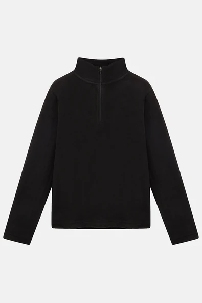 Urbanwild Polar Yarım Fermuarlı Siyah ürün görseli