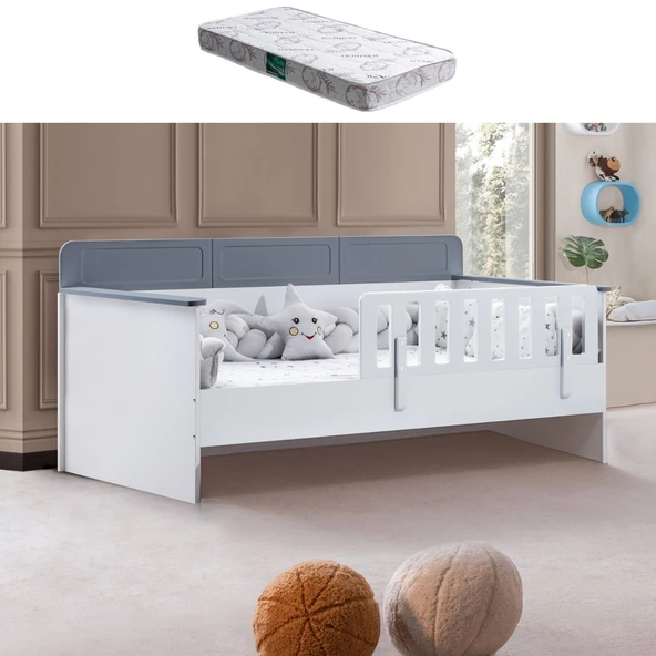 Karyola, Mira Montessori Karyola - Antrasit + 1 Adet Comfort Yatak ürün görseli