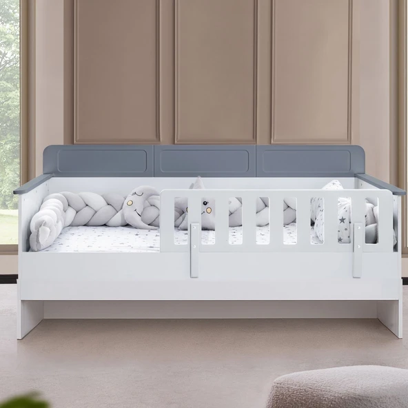 Karyola, Mira Montessori Karyola - Antrasit + 1 Adet Comfort Yatak - Resim 3