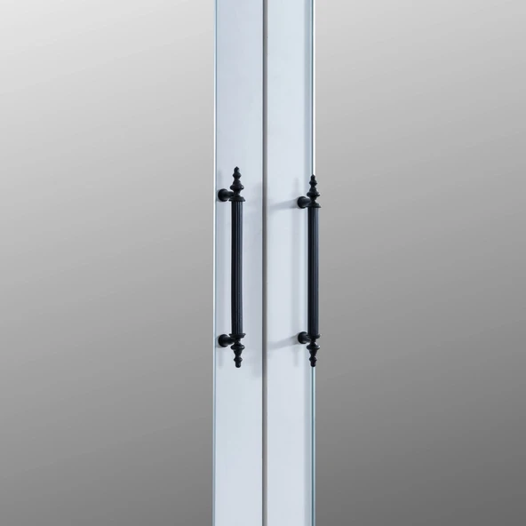 Gardırop, Blesk Hera 4 Kapaklı, Aynalı Çekmeceli Dolap - Resim 5