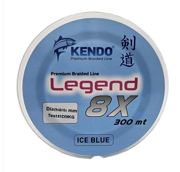 Kendo Legend X8 300M Ice Blue Örgü İp 0,14 mm - 2