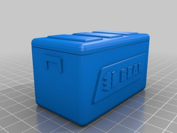 3Dbear Piknik Buz Sandığı-Rubbermaid Ve Coleman 1/10 Remix Plastik Aparat