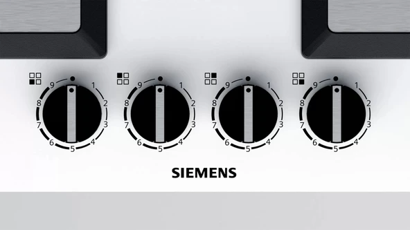 Siemens EP6A2PB20O iQ500 Gazlı Ocak 60 cm Sert cam, Beyaz - Resim 2