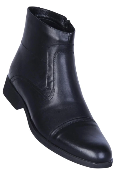 Burç 02621 Siyah Erkek Deri Bot ürün görseli 1