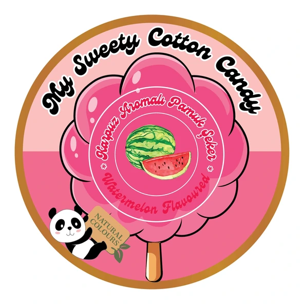 KARPUZ AROMALI 12'Lİ GURME PAMUK ŞEKERLER - 3