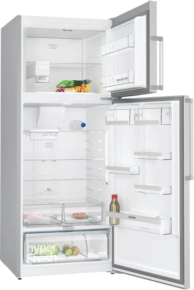 Siemens KD76NAIE0N iQ500 Üstten Donduruculu Buzdolabı 186 x 75 cm Kolay temizlenebilir Inox - 2