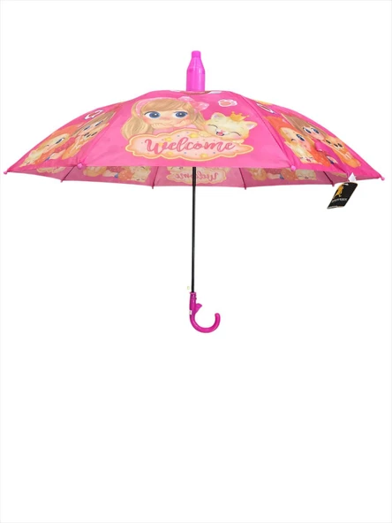 Çocuk Şemsiye Kız Bardak Kılıflı Düdüklü - 2