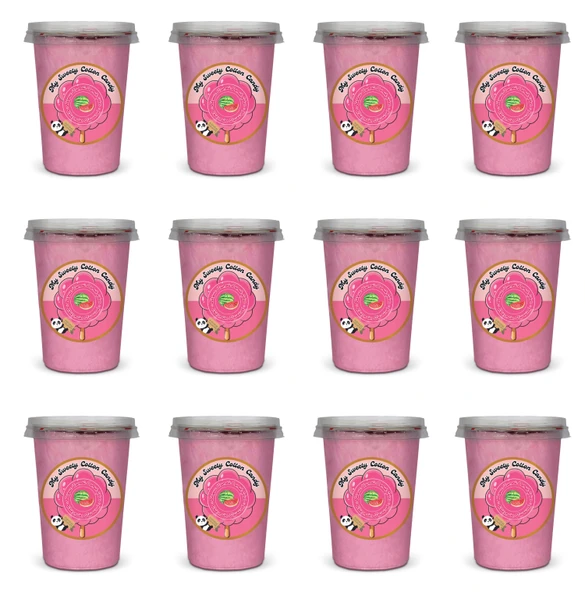 KARPUZ AROMALI 12'Lİ GURME PAMUK ŞEKERLER