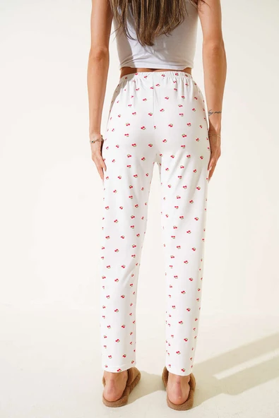Desenli Pijama Kiraz Çiçegi - Resim 3