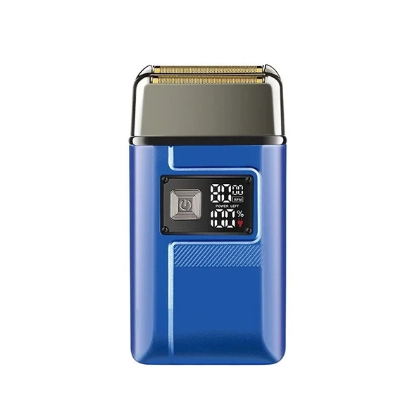 WA-2938 Süper Şarjlı Sakal,Ense,Vücut Traş Kesme Makinesi / Ergonomik Tasarım, Uzun Pil Ömrü, LED Ekran - 4