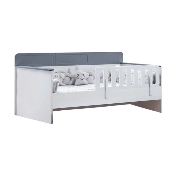 Karyola, Mira Montessori Karyola - Antrasit + 1 Adet Comfort Yatak - Resim 4